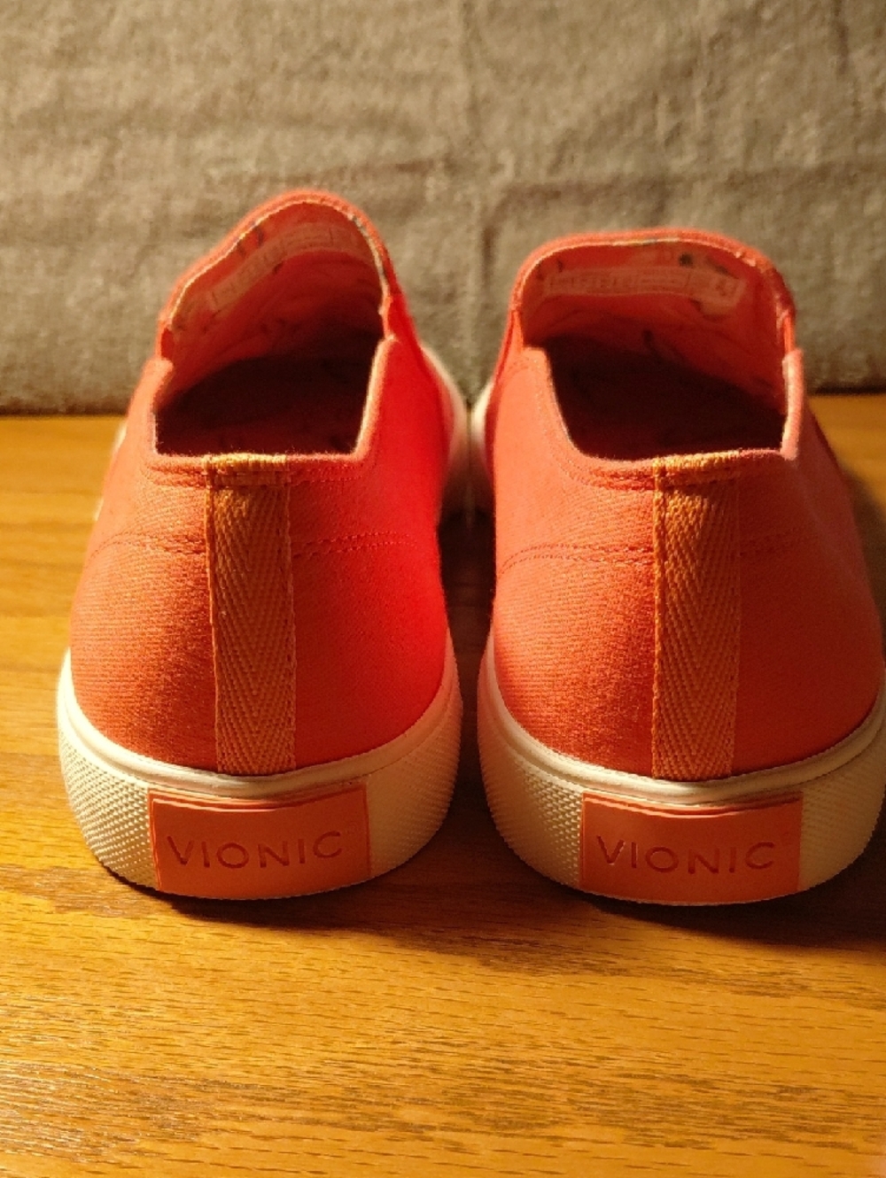 Vionic Groove Canvas Slip-On Flats - Picture 4 of 7